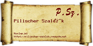 Pilischer Szalók névjegykártya
